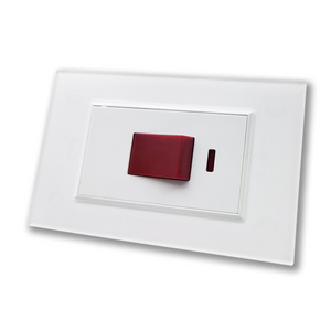 Factory Direct Sale Wholesale 20A Red Wall Switch with Led Indicator Light Electric Wall Switch