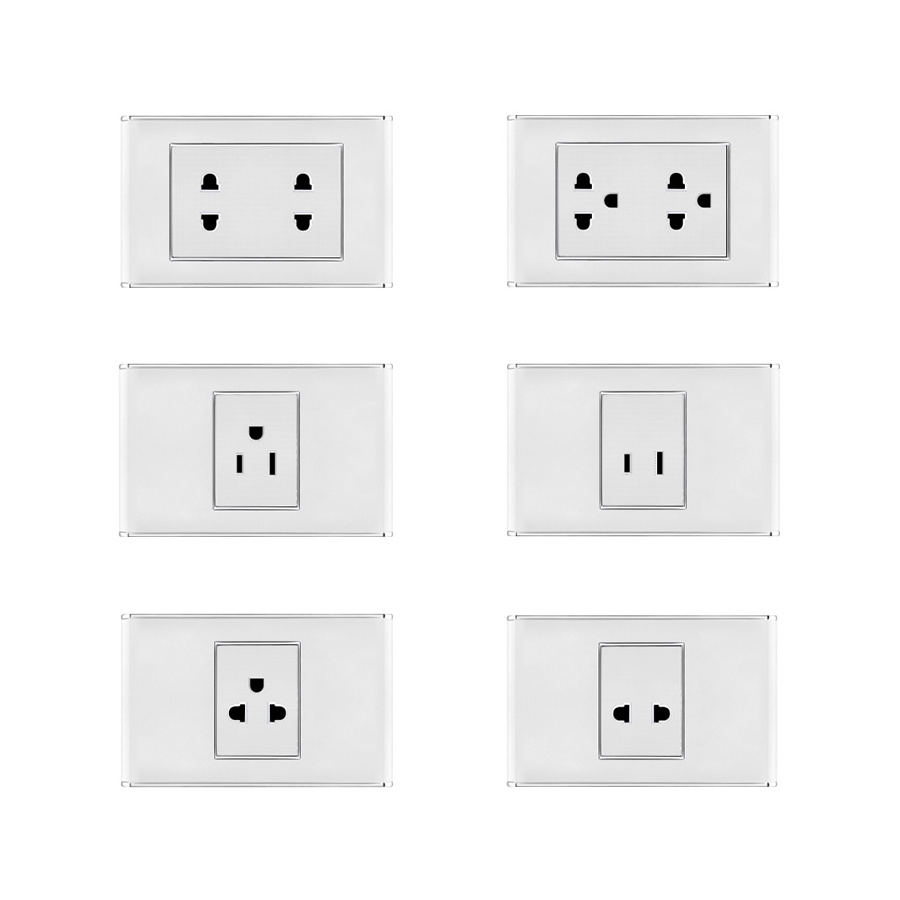 PC Panel 118S4 US Wall socket outlets  Electric interruptor Light Switches And Sockets