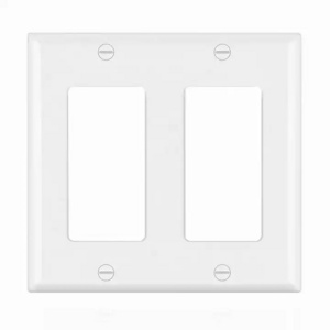 BS18012 America Canada Decorative 2 gang wallplates electric outlet switch usa wall plate cover