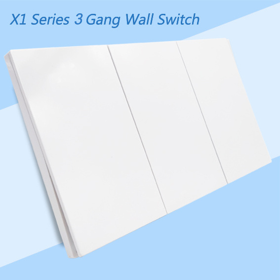 US 3 Gang Light Switch PC Panel American Wall Switch Electric Home Hotel Switch Enchufe de interruptor