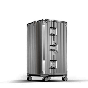 Customized Large capacity New 20"24"26"28"30 inch Rolling Luggage with password lock Aluminium Frame Trolley