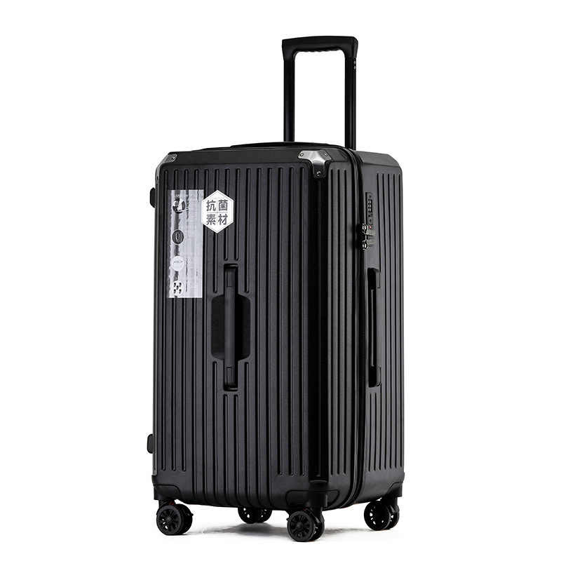 New design check in big size Aluminum frame Suitcase with Cup holder Multi functional extra large capacity luggage