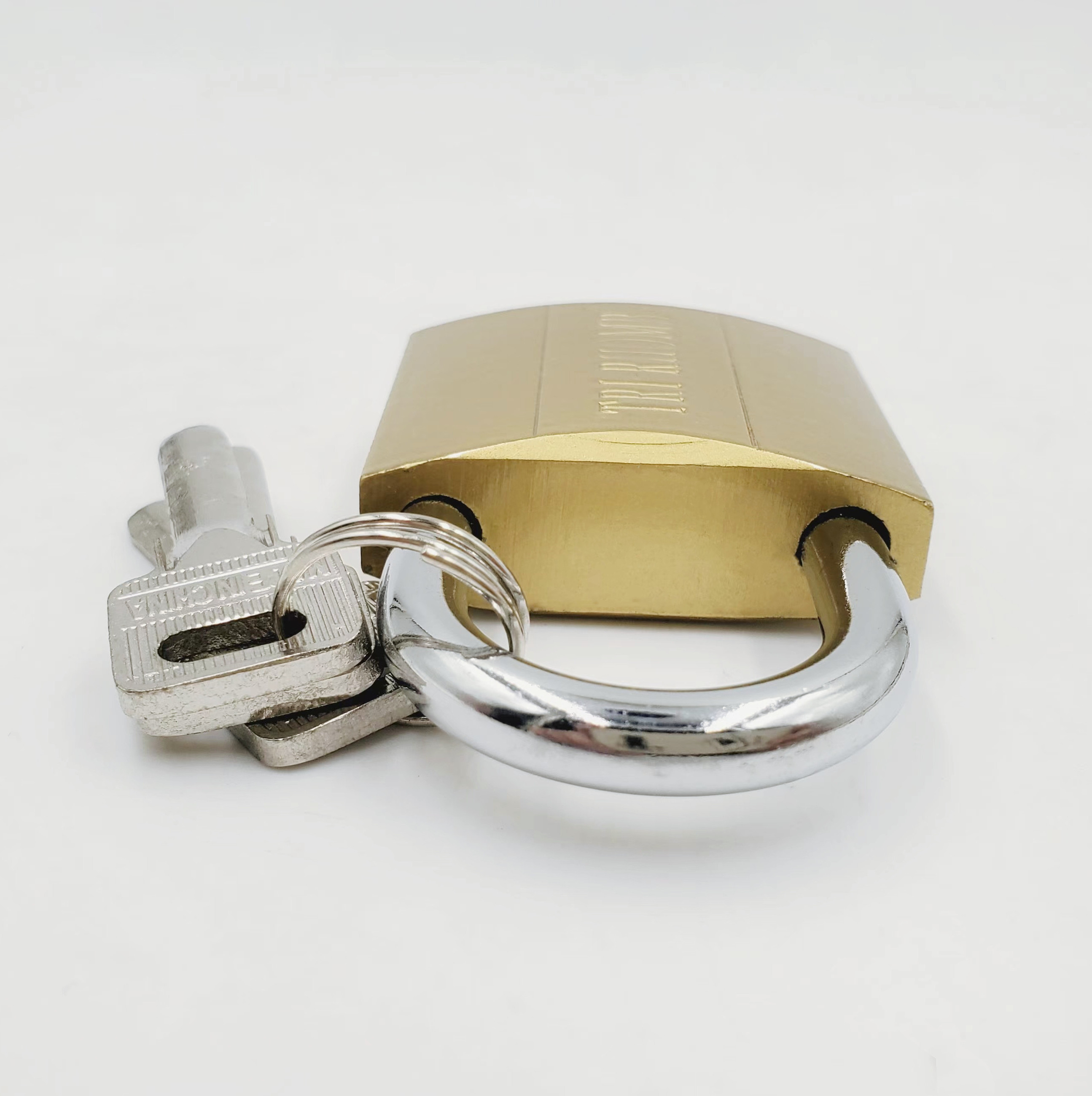 Custom Size stainless steel waterproof copper padlock Keyed Different lucchetti Brass Padlock