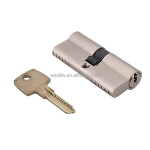 Brass high quality double open anti-theft security zinc cylinder door lock