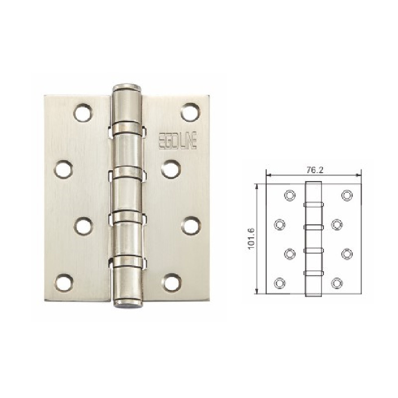 5*3 4*3 Stainless Steel 201 304 Iron Metal Polished Spring Door Hinge For Wooden Door