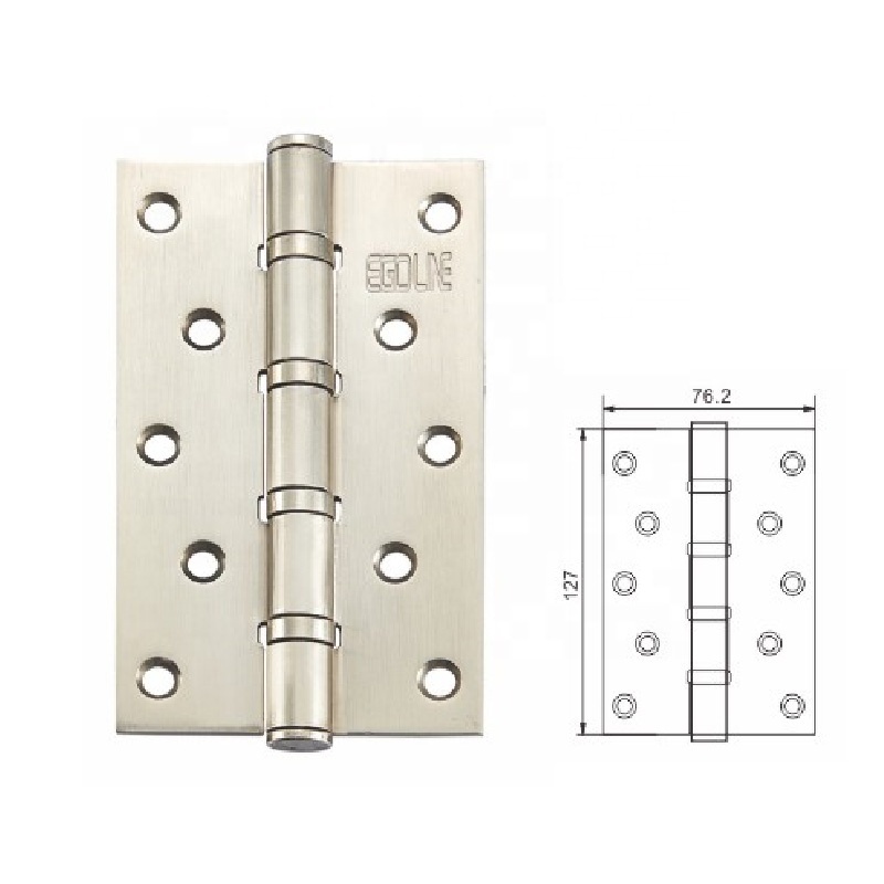 5*3 4*3 Stainless Steel 201 304 Iron Metal Polished Spring Door Hinge For Wooden Door