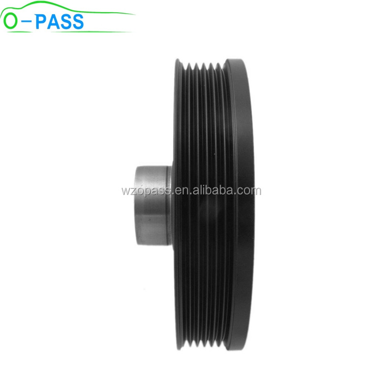 OPASS Crankshaft Belt Pulley For Mitsubishi ASX Lancer Outlander RVR Delica PHEV & Peugeot 4008 1104A052 1.8 2.0 2.4 Engine