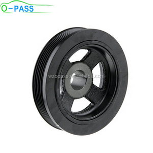 OPASS Crankshaft Belt Pulley For Mitsubishi ASX Lancer Outlander RVR Delica PHEV & Peugeot 4008 1104A052 1.8 2.0 2.4 Engine