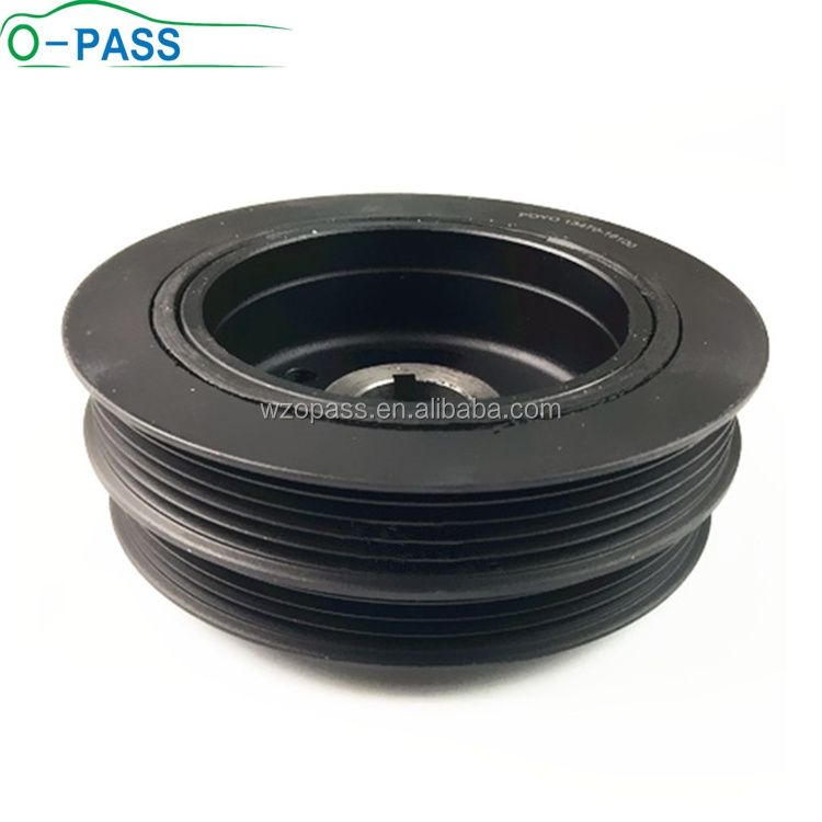 OPASS Crankshaft Pulley For TOYOTA VIOS Corolla Levin Caldina Avensis Carina E Sprinter 13470-16100 5A-FE 8A-FE Engine 1.6 1.8