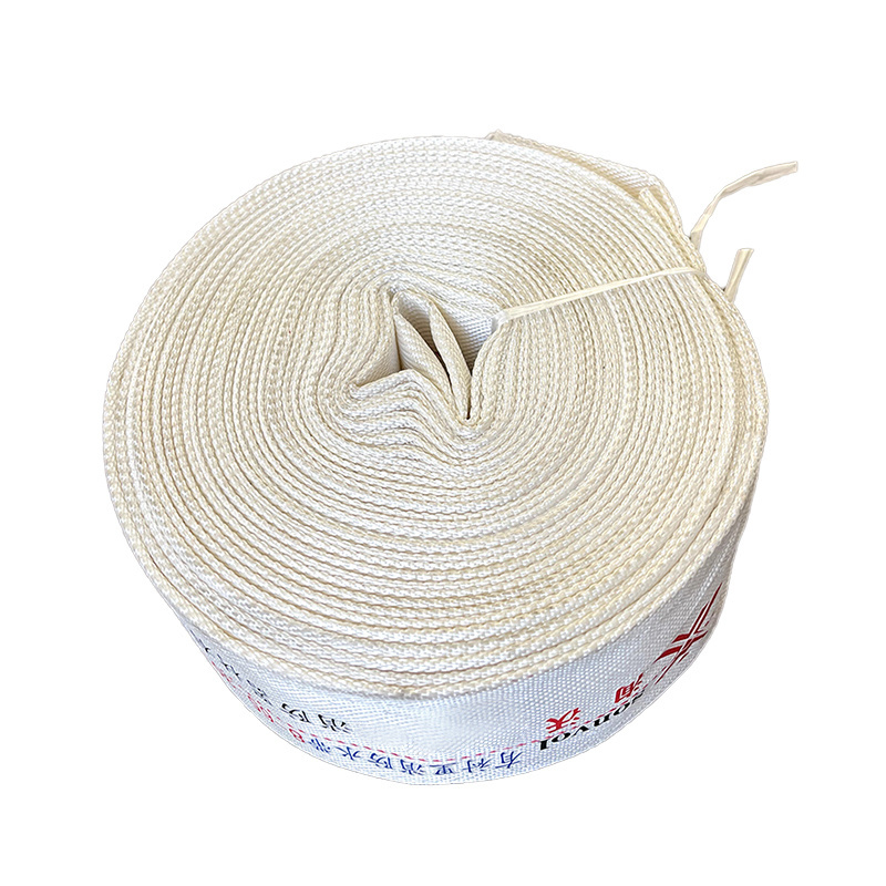 Factory sales double layer flexible cotton canvas lining fire hose/lay flat hose Suitable For Fire Fighting