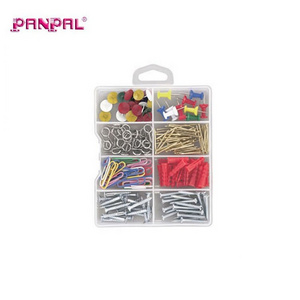 China Supplier Hot Sale 215PCS Fastener(Push Pin,Thumb Tack,Paper Clip,Anchor,Screw)