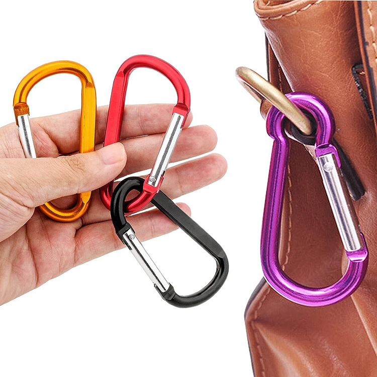 china manufacturer rigging pink aluminium carabiner spring safety heavy duty swivel snap hook