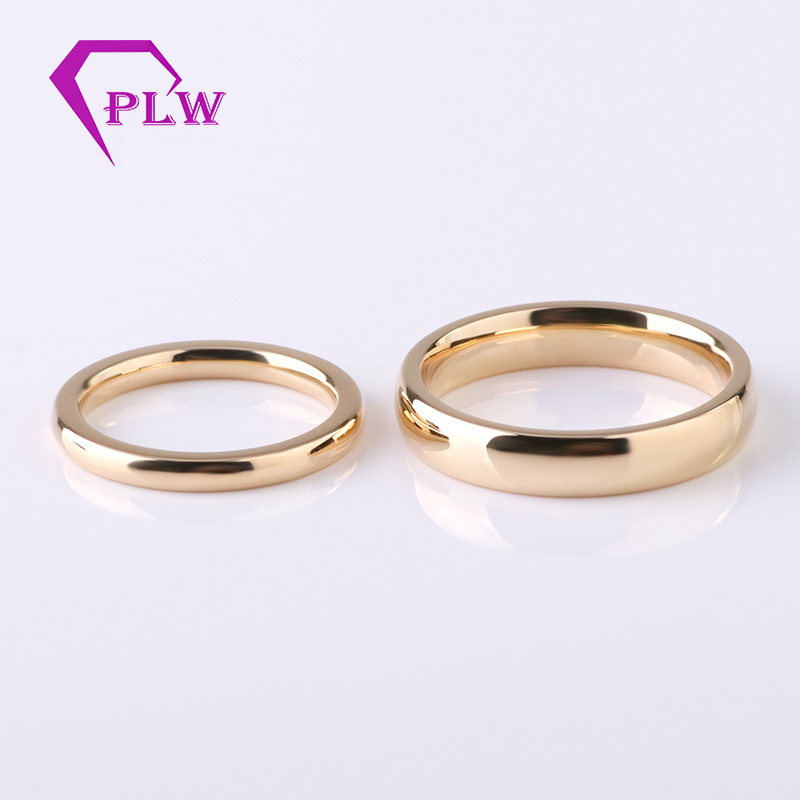 New 18k Gold Couple Ring for Wedding Engagement Rings