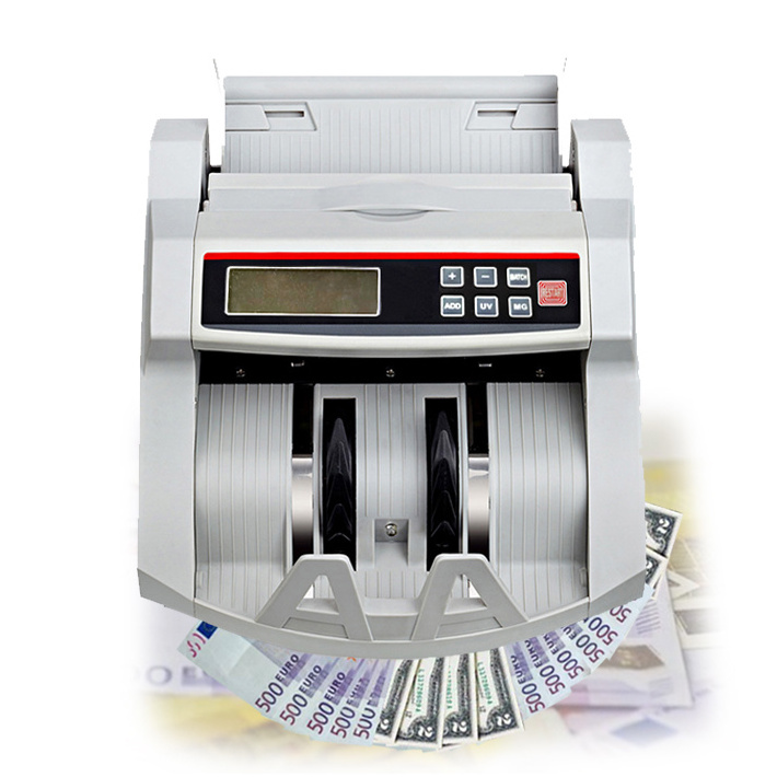 Fake Notes Detector LCD  Electronic Ticket Counting Machine us dollar counting machine with UV/MG/IR FUNCTION