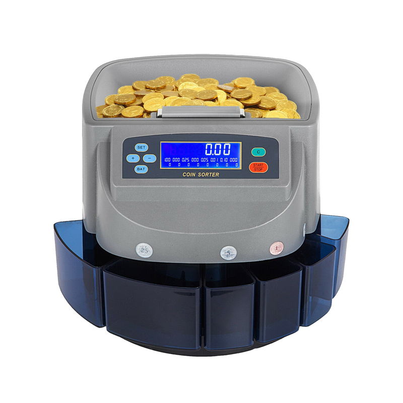 Automatic Coin Counter and Sorter Coins Counting and Sorting Machine