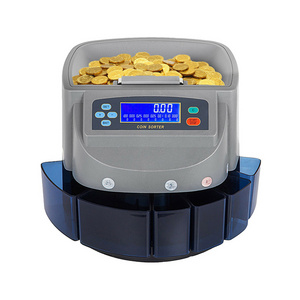 Min Coin Sorter coin counting machine LCD Display Automatic Coin Counter  show  Total Value