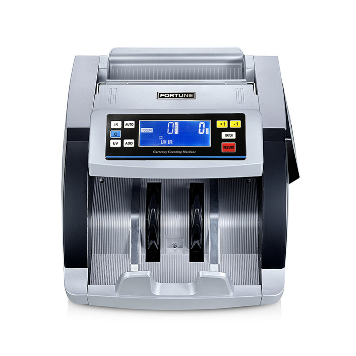 Hot Selling Professional  UV/MG/IR  count and fake detector Mixed Value  Money Counter with printer