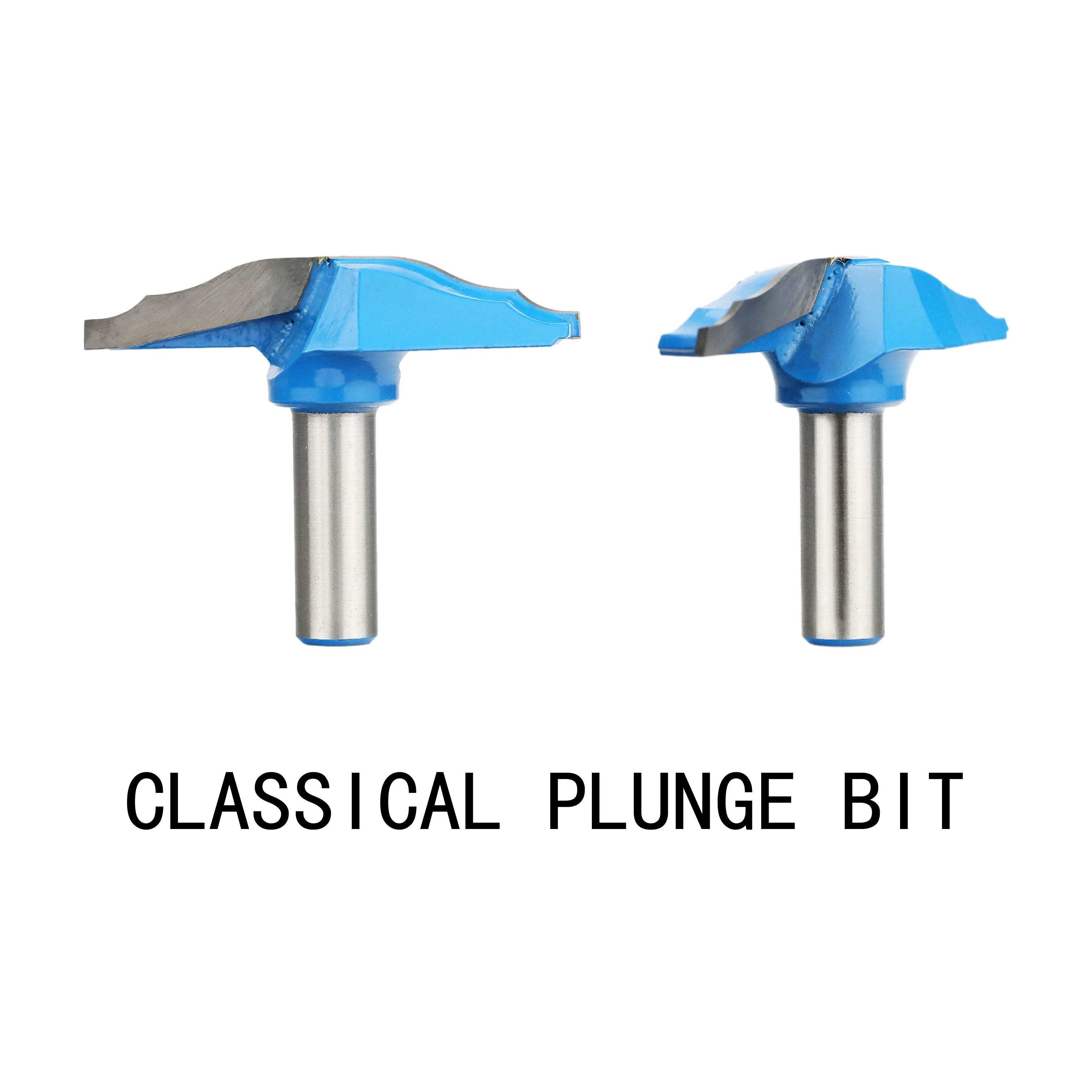 Classical Plunge Bit Solid Carbide Router Bits for Wood  Carpenter Cabinet door Special Cutting Tools