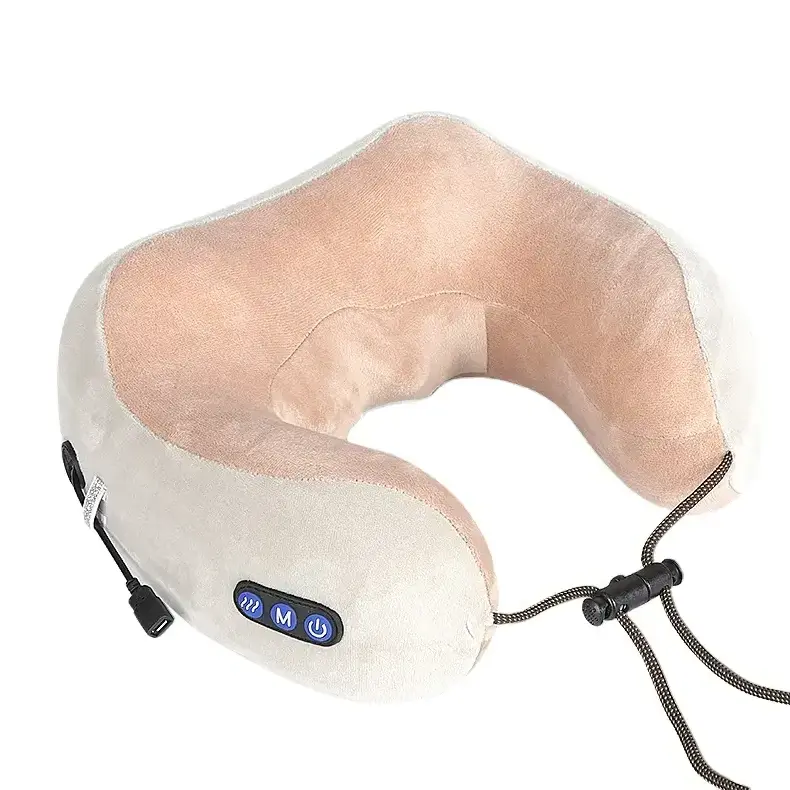 Amazon Wholesale Rechargeable U-Shaped Pillow Electric Massage Products Neck Massage Pillow