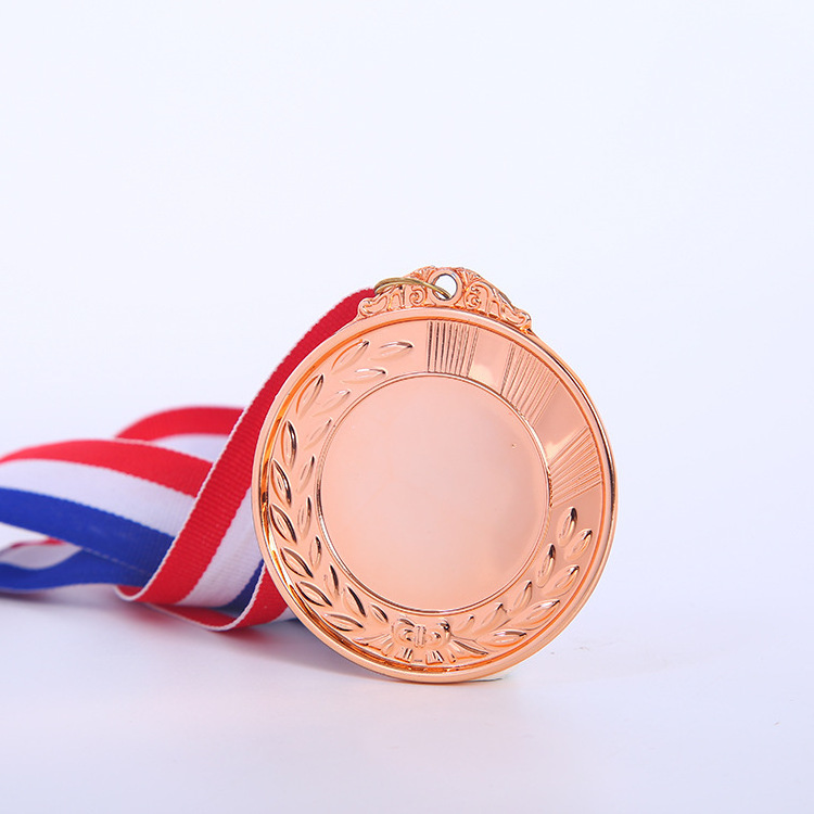 Blank Tournament trophy medals Customized alloy Kindergarten school sports large 65mm medals