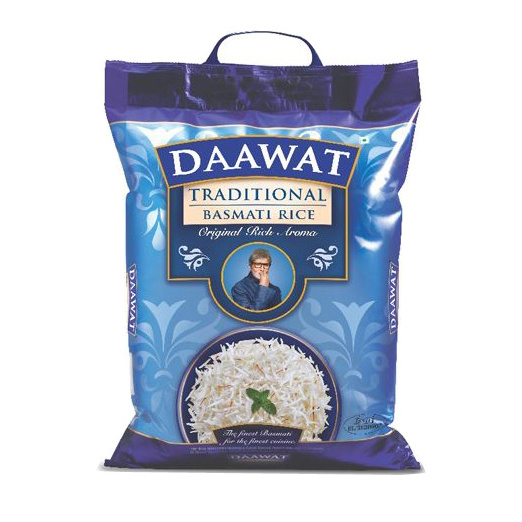 Custom Logo Printed Eco Friendly Biodegradable Thailand Basmati 1kg 2kg 5kg 10kg Vacuum Plastic Rice Packaging Bags with Handle