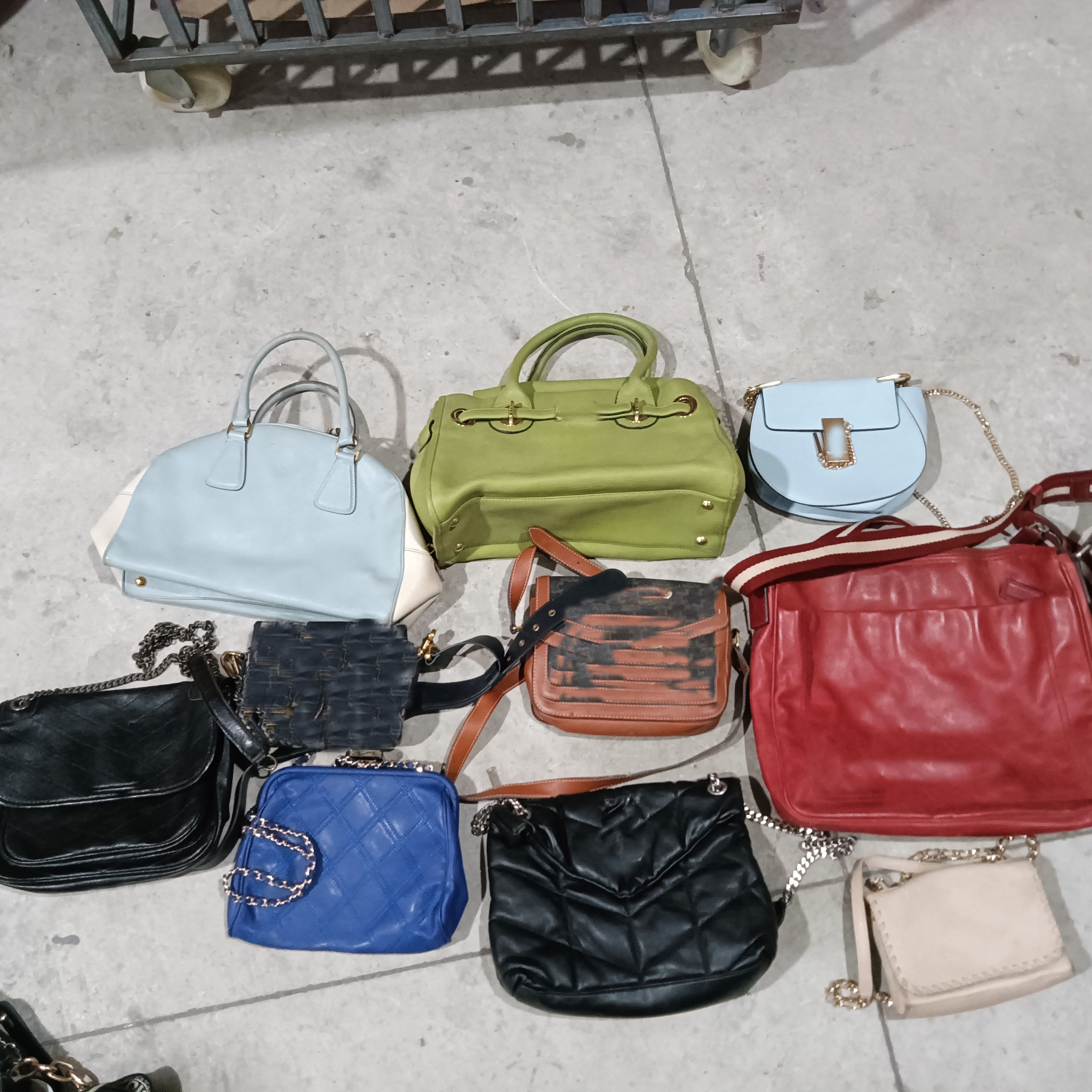 wholesale used branded designer leather handbags preloved mixed bags second-hand bags for ladies