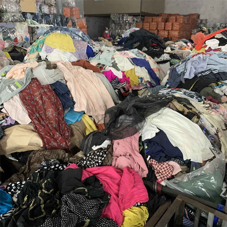 Hongyang Factory ukay bales wholesale second hand cotton clothing mixed used clothes bundle