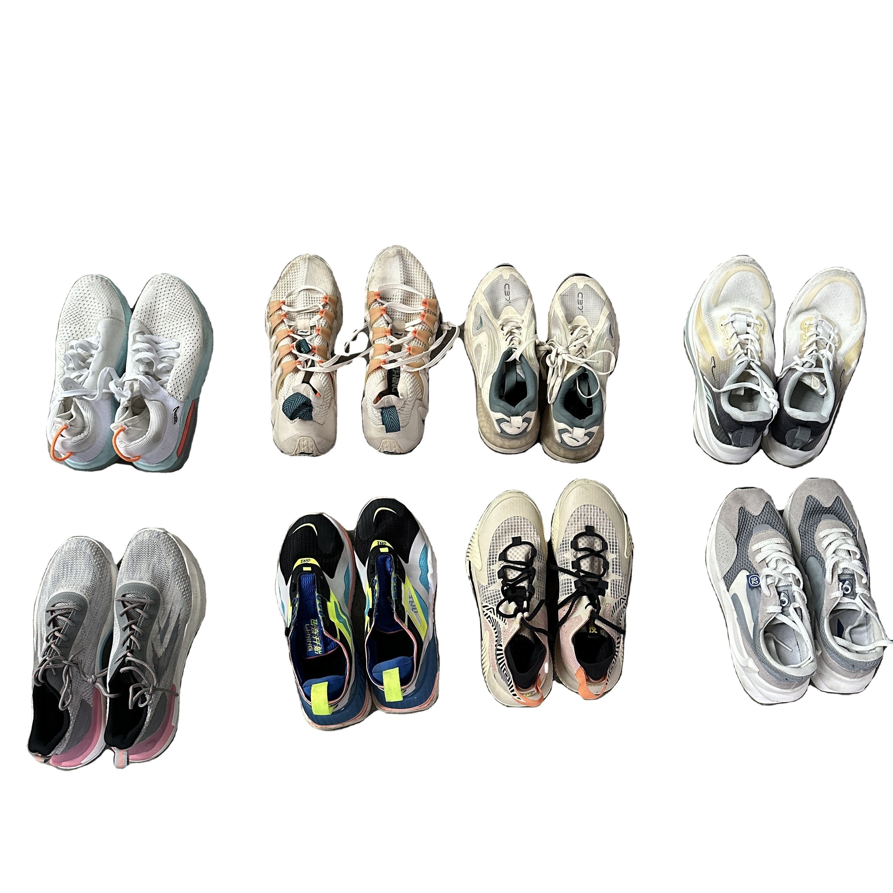 Hot selling used mens basketball shoes ukay ukay bale china brand 2nd sports shoes running sneakers in bundle