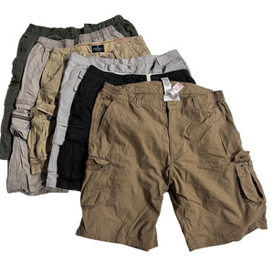 High quality used men short pants second hand mixed 2nd cargo shorts bulk ukay ukay clothing bales