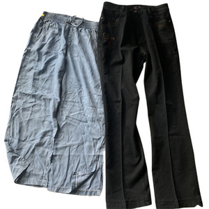 container for used clothing thrift clothes bales female used ladies fashion jeans square baggy pants ball