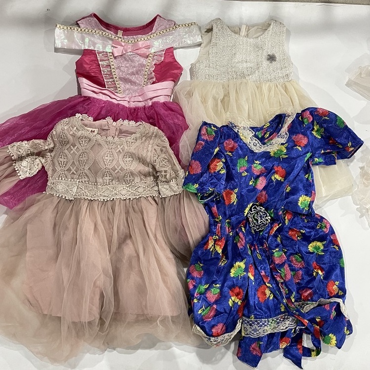 Kids in bales dresses usa 45kg mixed clothing second hand baby bale used designer clothes