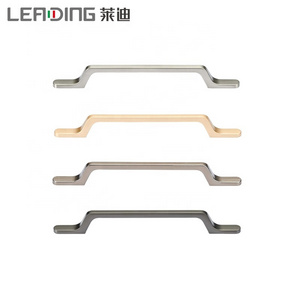 Modern Style Cabinet Pulls Gold Sliver Color Kitchen Cabinet Handle Zinc Alloy Drawer Pulls