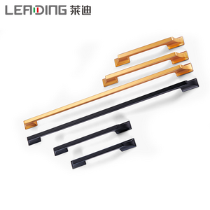 Aluminium 96mm 128mm Drawer Handle For Furniture And Cabinet Gold Pull Out Dresser Wardrobe Pulls