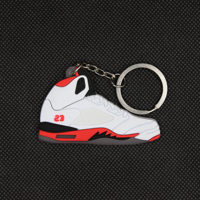 Colourful Sneakers Key Chain Basketball Shoes Key Ring Mini Keychain Key Pendant for Men and Women