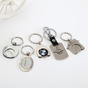 Metal Custom auto Car logo Keychain metal key ring