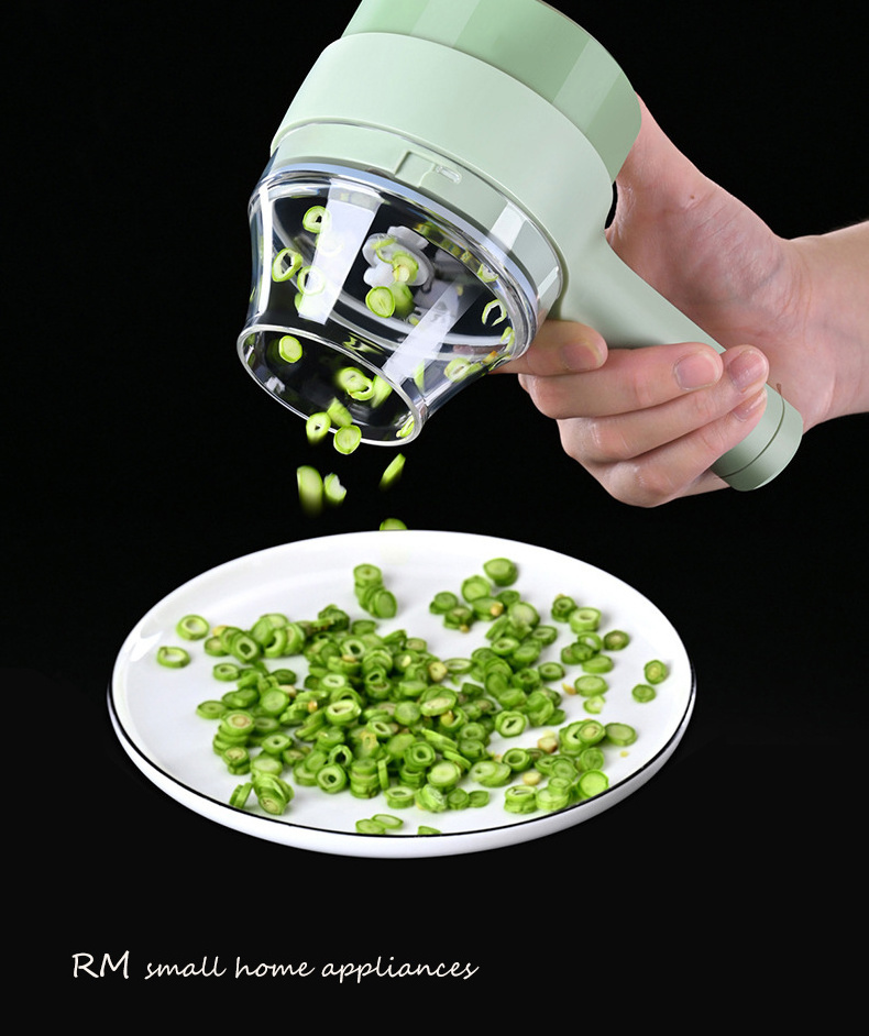 Unique Manufacturer Kitchen Portable Ginger Slicer Chopper Multifunctional Electric Garlic Vegetable Chopper Cutter