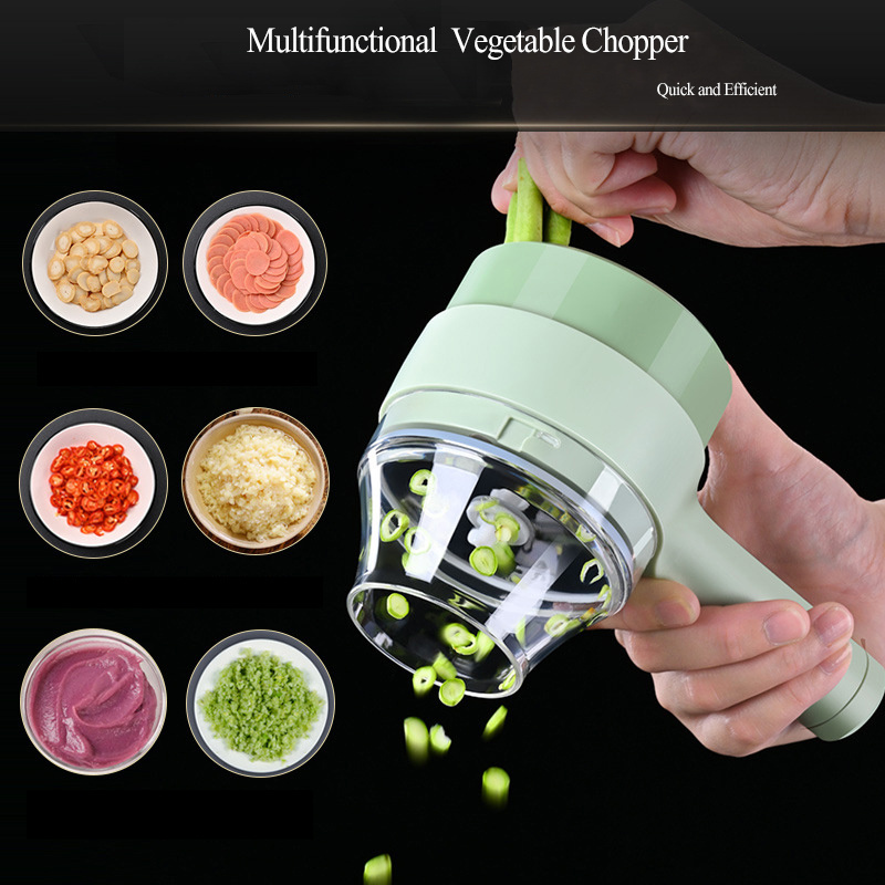 Unique Manufacturer Kitchen Portable Ginger Slicer Chopper Multifunctional Electric Garlic Vegetable Chopper Cutter