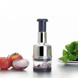 Multi-functional manual garlic Press  vegetable slicer onion cutter stainless steel blade garlic crusher manual chopper