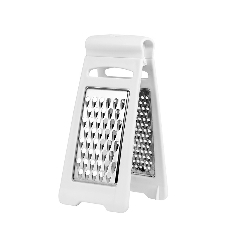 Cheap Price Stainless Steel 2 sides Flat Cheese Grater Multifunctional Cabbage Grater with Container Kichen accessories