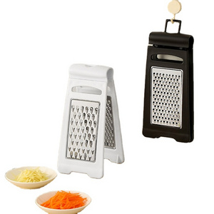 Multi Vegetable Shredder and Fruit Slicer Grater 2 Sided Flat Stainless Garlic Grater Stand up Mini Food Potato Cheese Grater