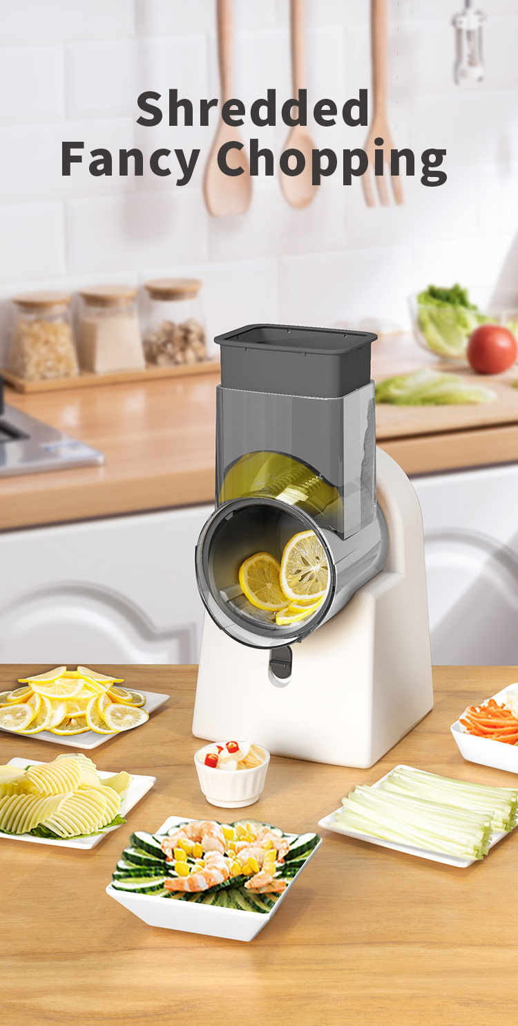 Multifunctional Electric Vegetable Cutter Kitchen Home Salad Maker Automatic Safety Roller electric vegetables slicer Shredder