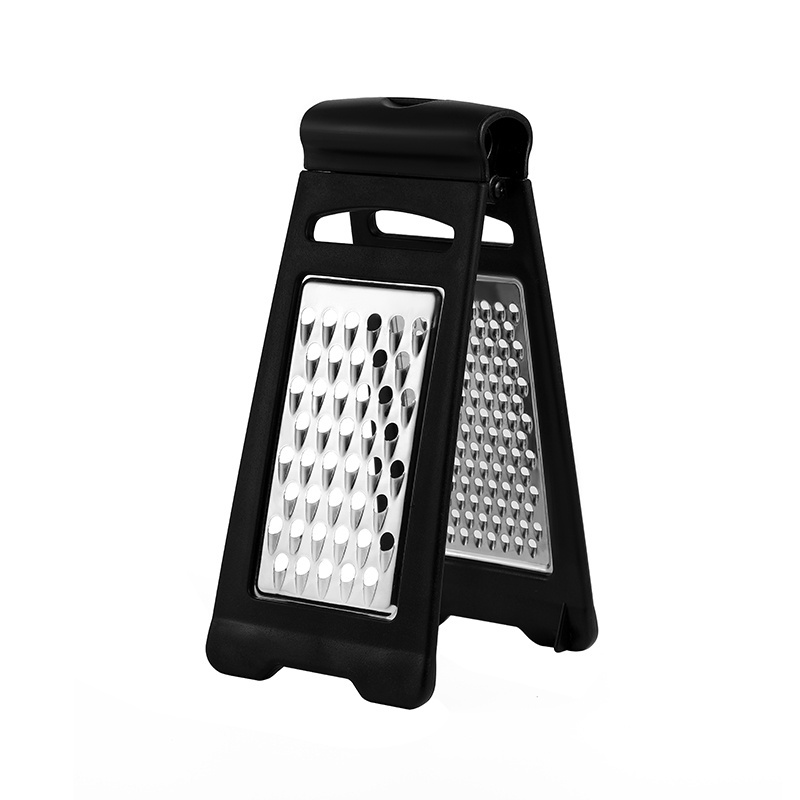 Cheap Price Stainless Steel 2 sides Flat Cheese Grater Multifunctional Cabbage Grater with Container Kichen accessories