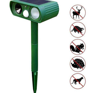 Solar Ultrasonic Waves Rat Rodent Pest Snake Repeller FLY Rechargeable Mosquito Animal Repeller