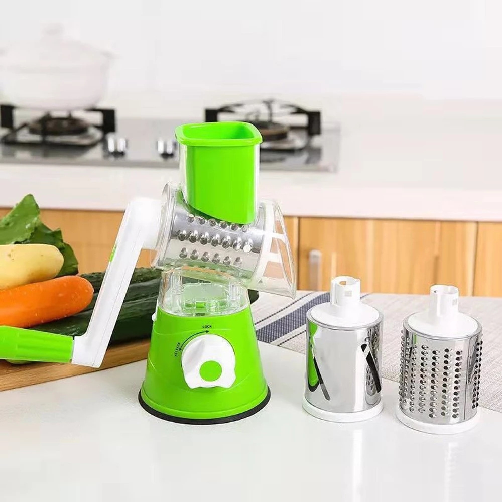 Manual Vegetable Cutter Slicer Kitchen Roller Gadgets Tool Fruit Vegetable Chopper Round Slicer Graters Potato Carrot Shredder