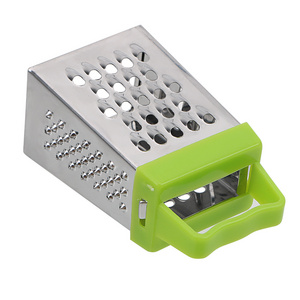 New Mini Cheese Grater Stainless Steel Small Box Manual Graters with 4 Sides for Kitchen Slicer Cheese/Ginger/Vegetable