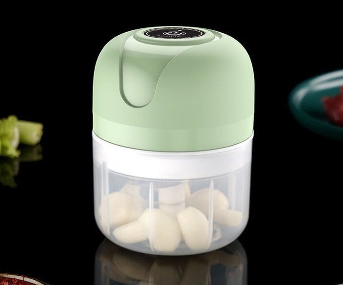 Mini Food Processor USB Rechargeable Garlic Chopper Meat Grinder Electric Garlic Press Crusher and Vegetable Cutter Triturador