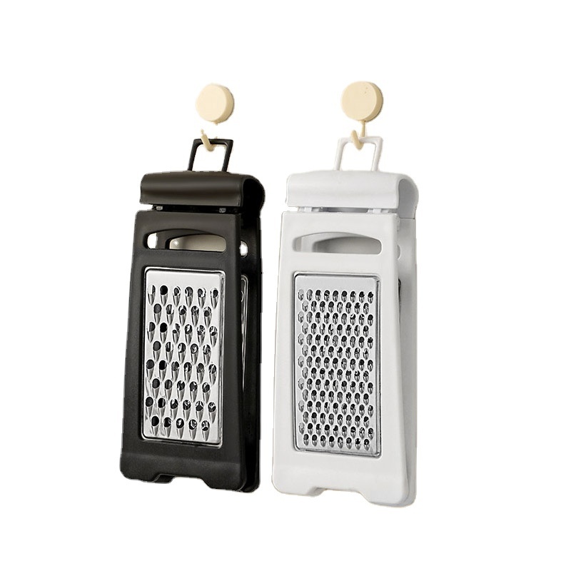 Multi Vegetable Shredder and Fruit Slicer Grater 2 Sided Flat Stainless Garlic Grater Stand up Mini Food Potato Cheese Grater