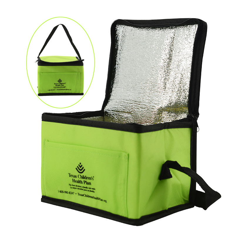 Market Foil Lining Wholesale Thermal Insulated Cooler Bags USA for 6 Cans 3 Layer Insulated Bag Insulated Bags to Keep Food Cold