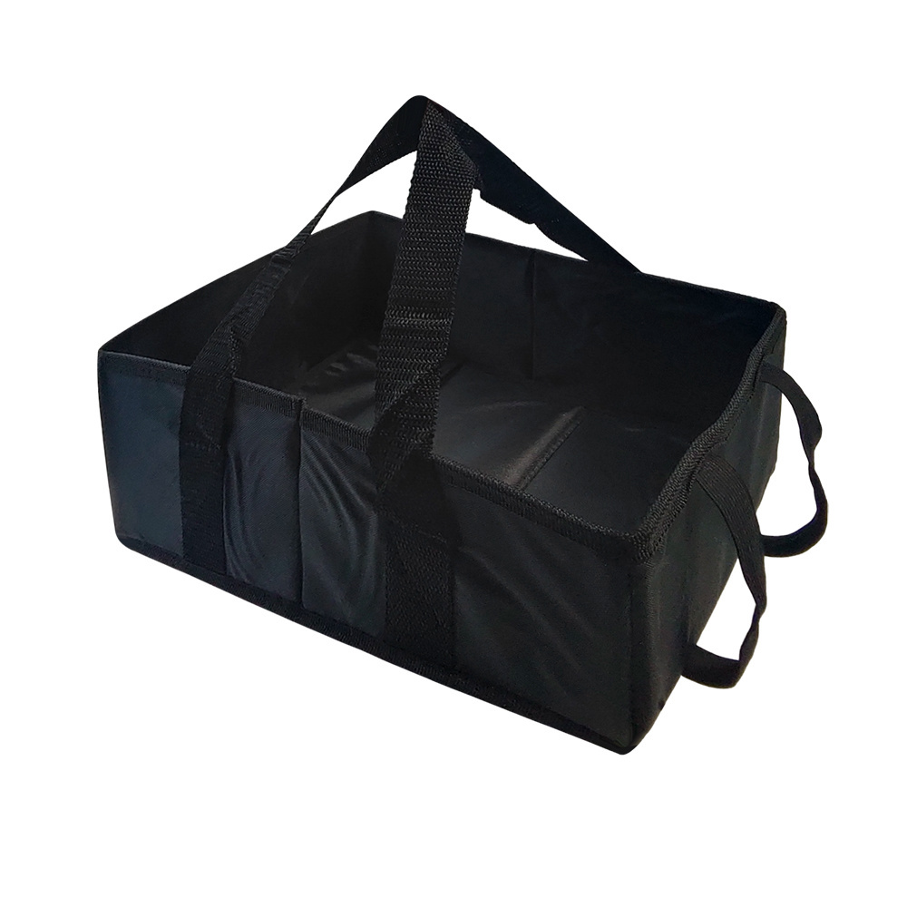 Wholesale Black portable Flexible folding cube waterproof Home kitchen organizer Picnic Toy Dirty clothes storage basket set