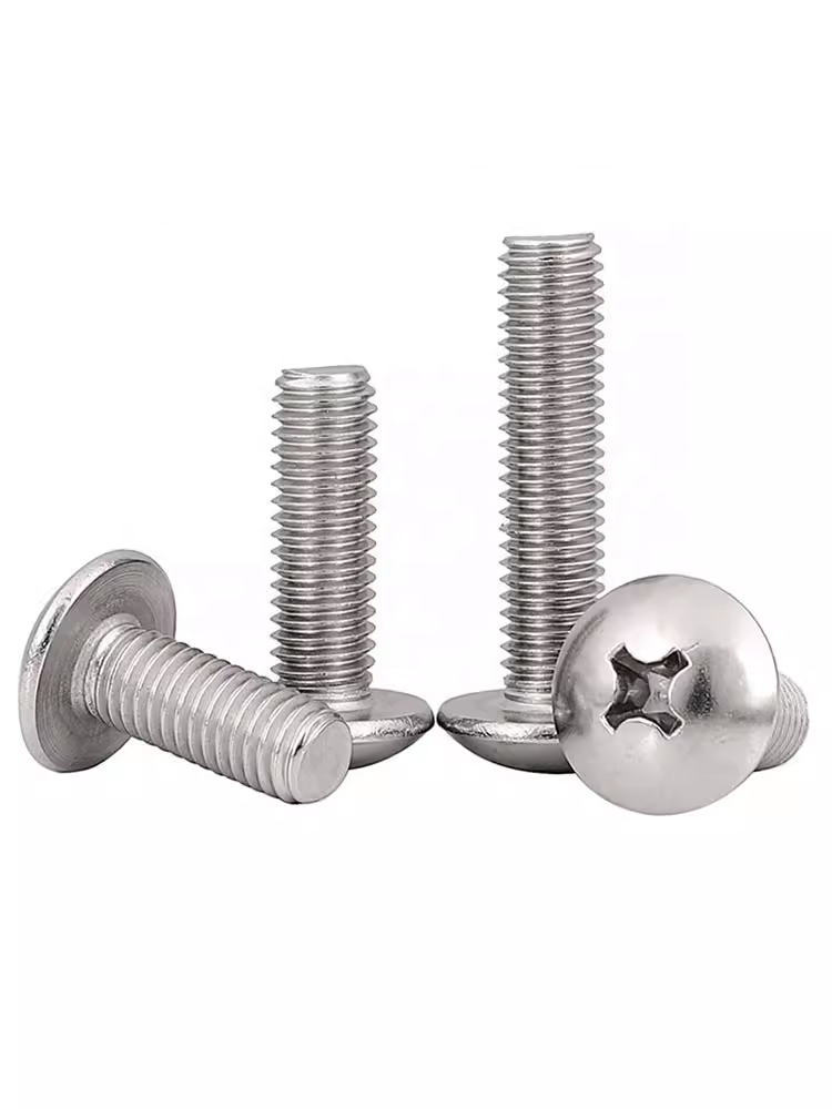 304 stainless steel umbrella screw pan head cross machine screw